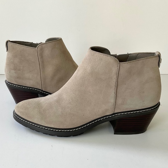 Sam Edelman Shoes - SAM EDELMAN Pryce Tan Waterproof Ankle Boots Size 8.5 Like New Condition